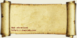 Jasminka Pljakić vizit kartica